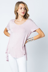 Stone Embellished Mauve T 6101