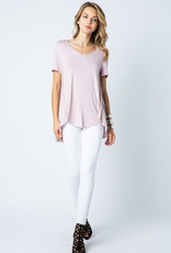 Stone Embellished Mauve T 6101