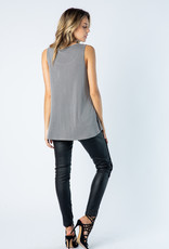 Vocal Sleeveless Stones Top