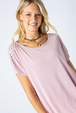 Vocal 6152 Rose Shoulder Stud embellished