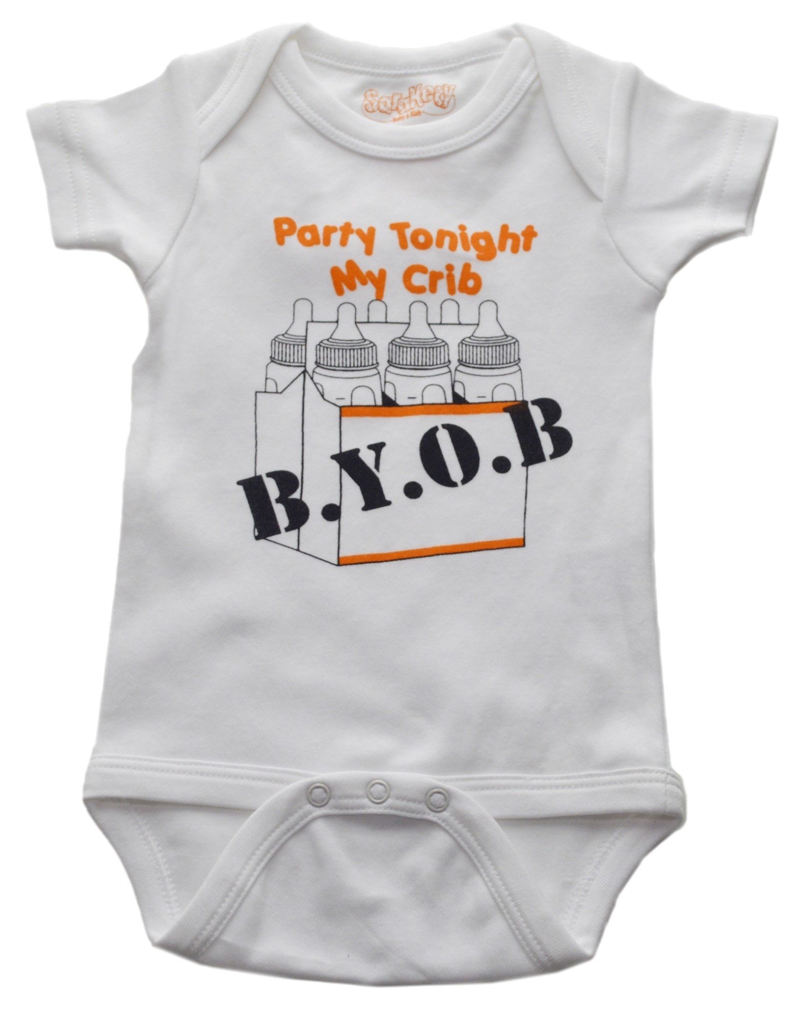 Onesie BYOB 12-18 Months Wht