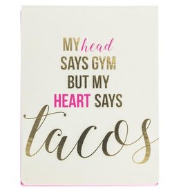 My Heart Says Tacos Mini Pad