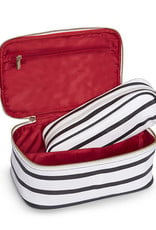 Brouk Striped Cosmetic Case