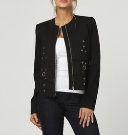 Grommet Zip Jacket