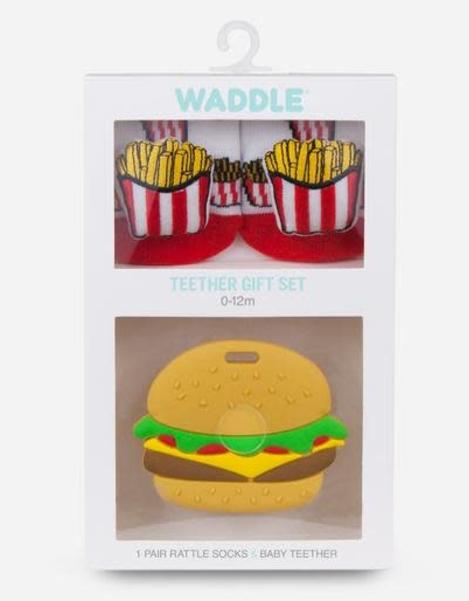 Burger/Fries Teether Gift Set