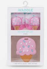 Waddle Ice Cream Teether Gift Set