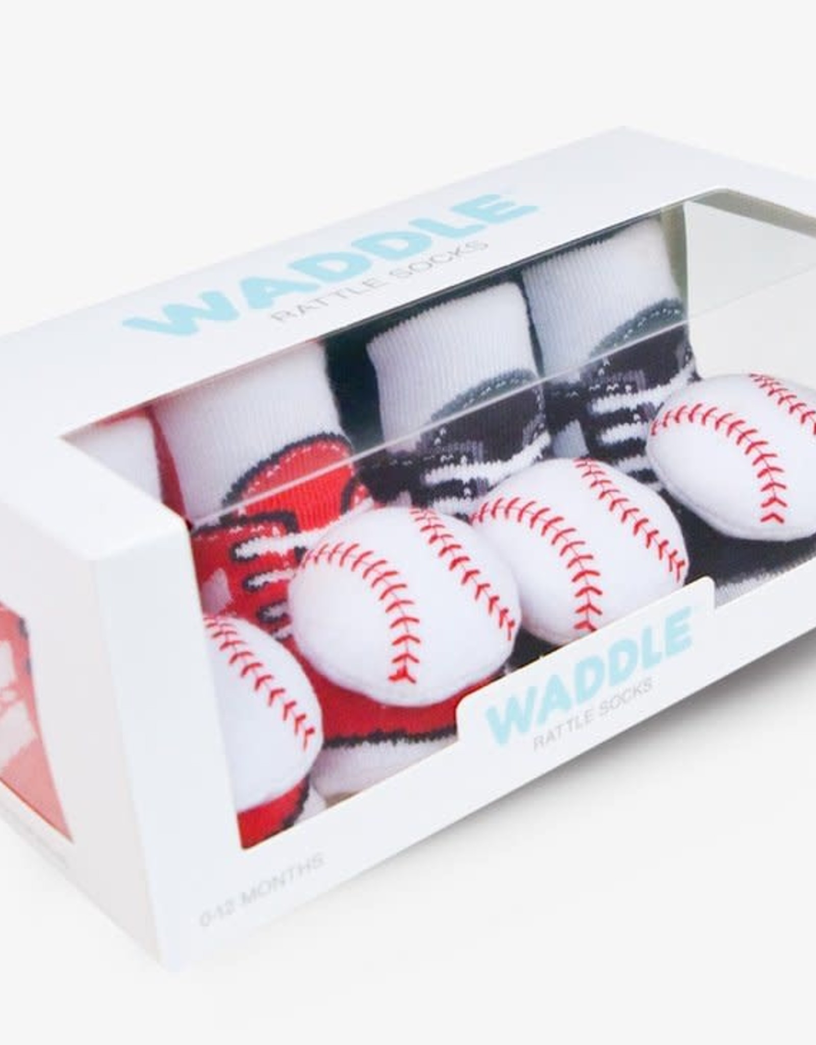 Waddle Baseball Rattle Socks