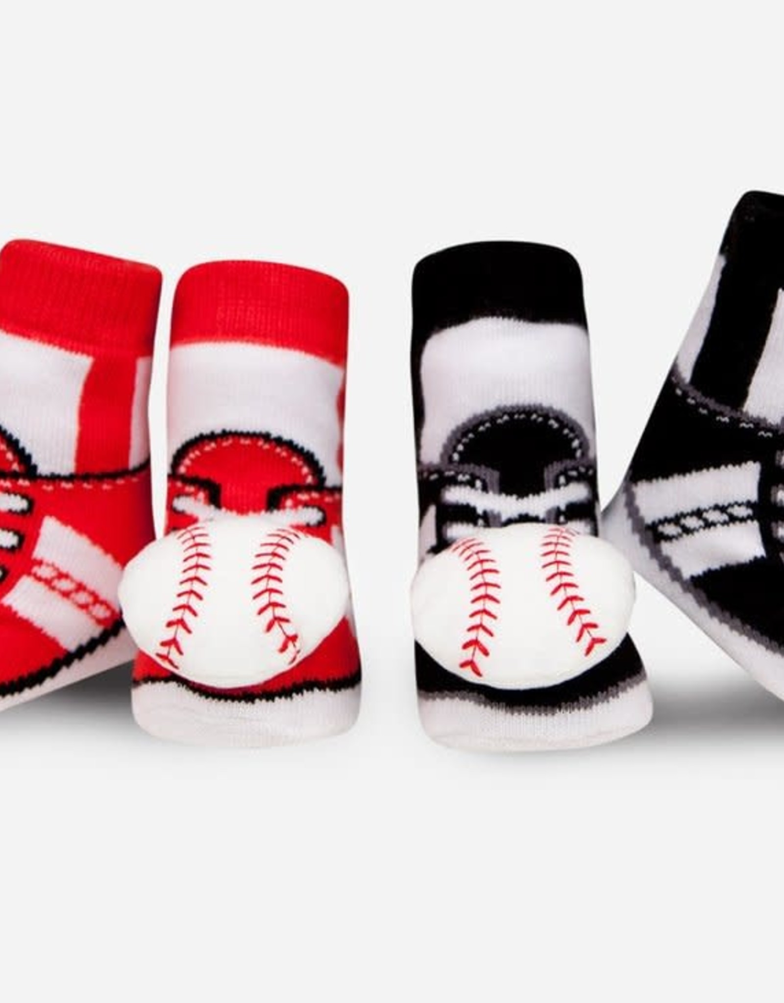 Waddle Baseball Rattle Socks