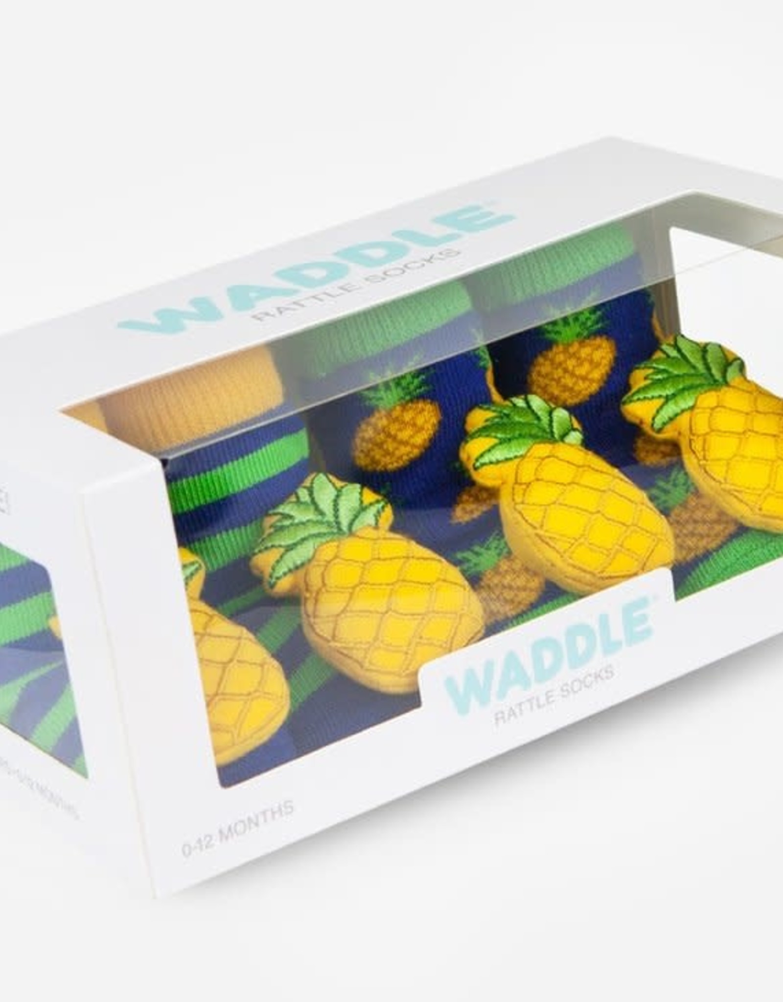 Waddle Pineapple Rattle Socks