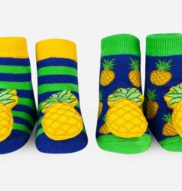 Waddle Pineapple Rattle Socks