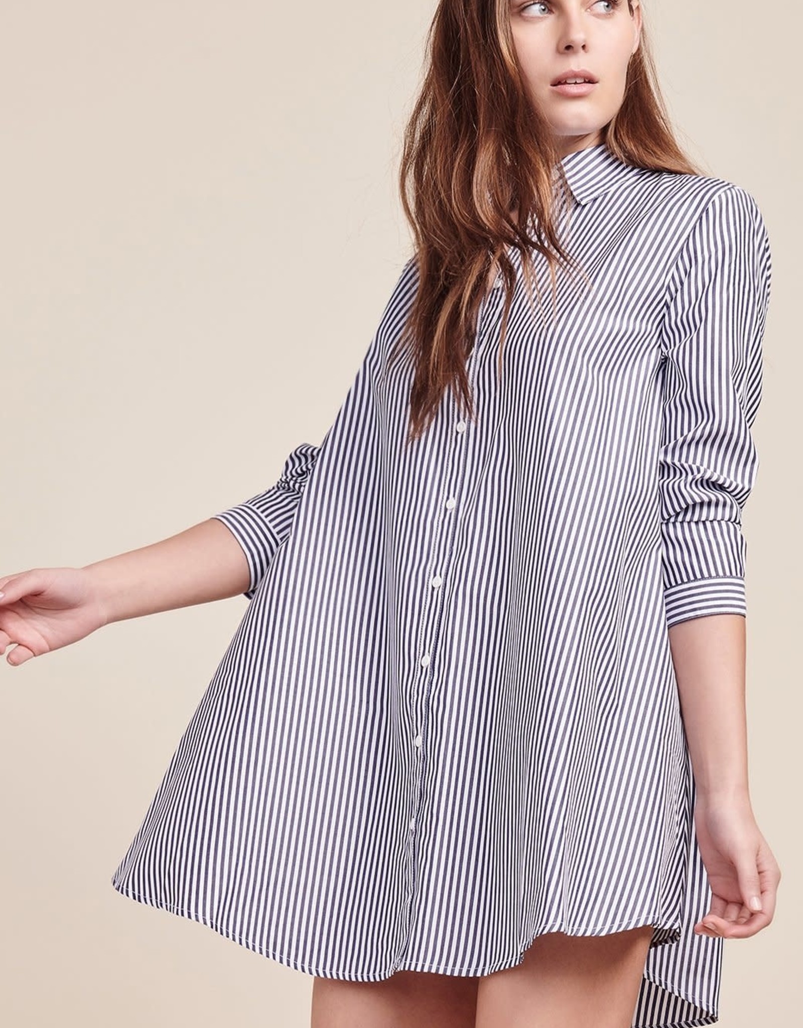 Stripe Shirtdress