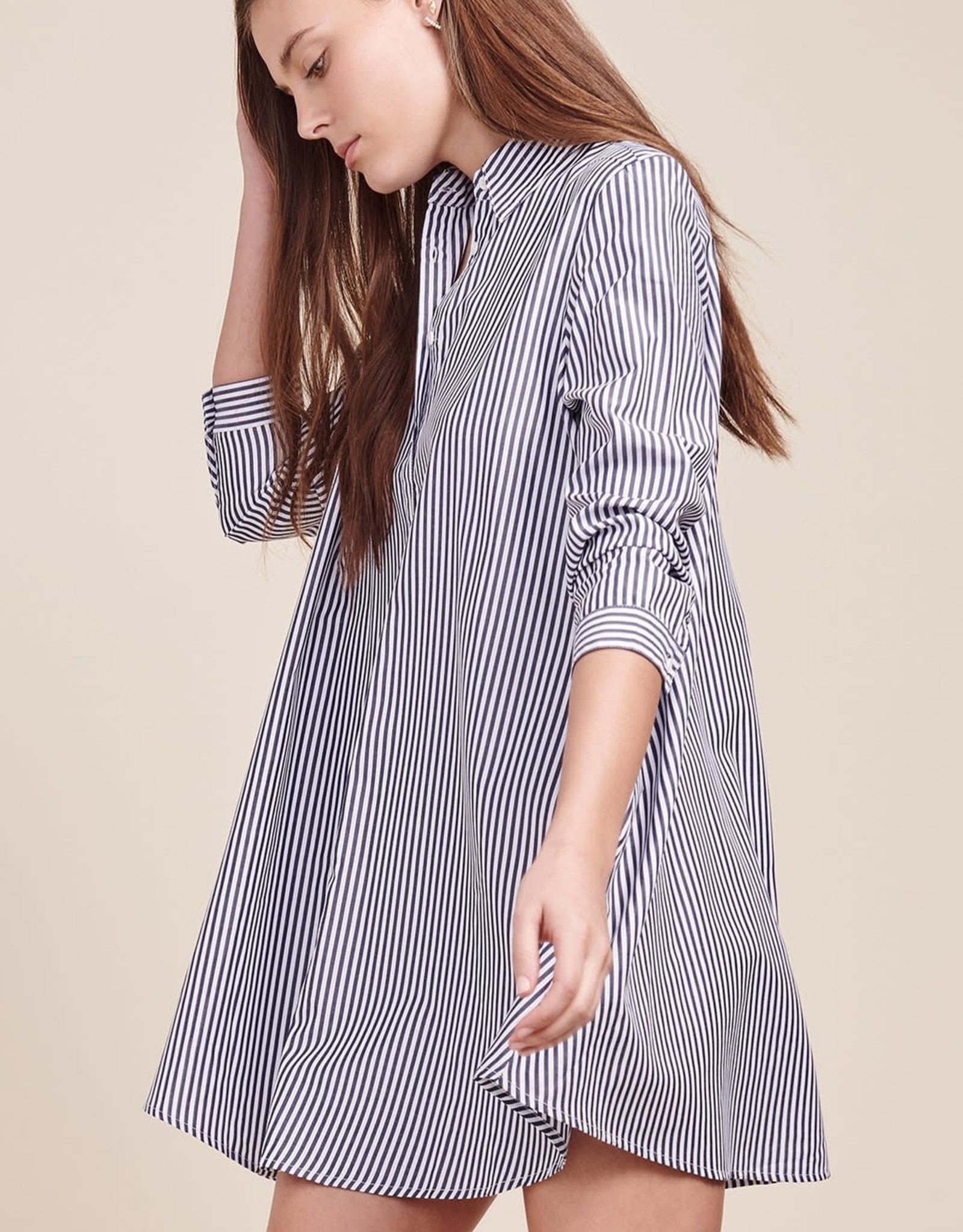 Stripe Shirtdress