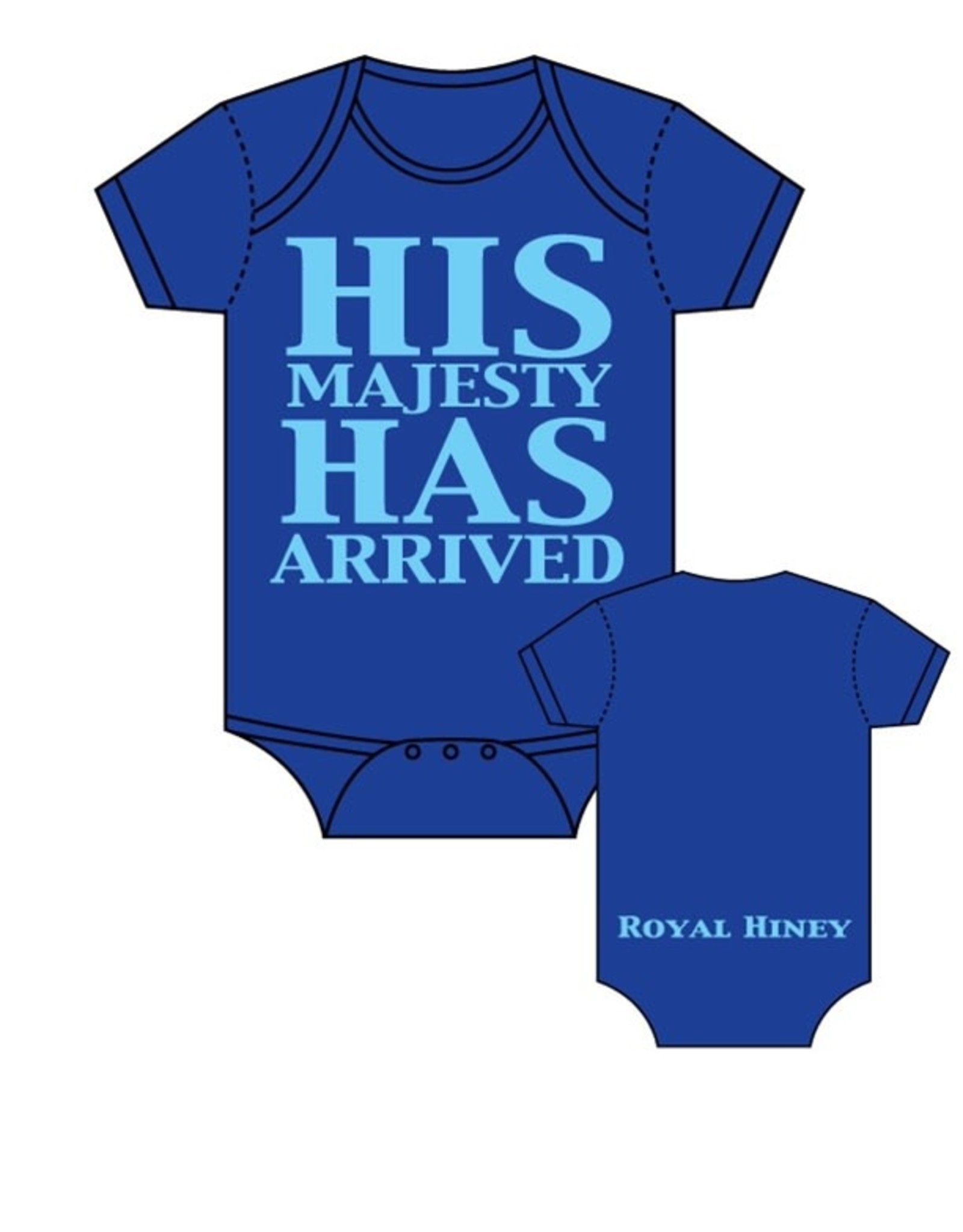 Sara Kety Onesie His Majesty 6-12 Months Blue