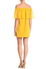 BB Dakota Off-the-Shoulder Mimosa Ruffle Dress