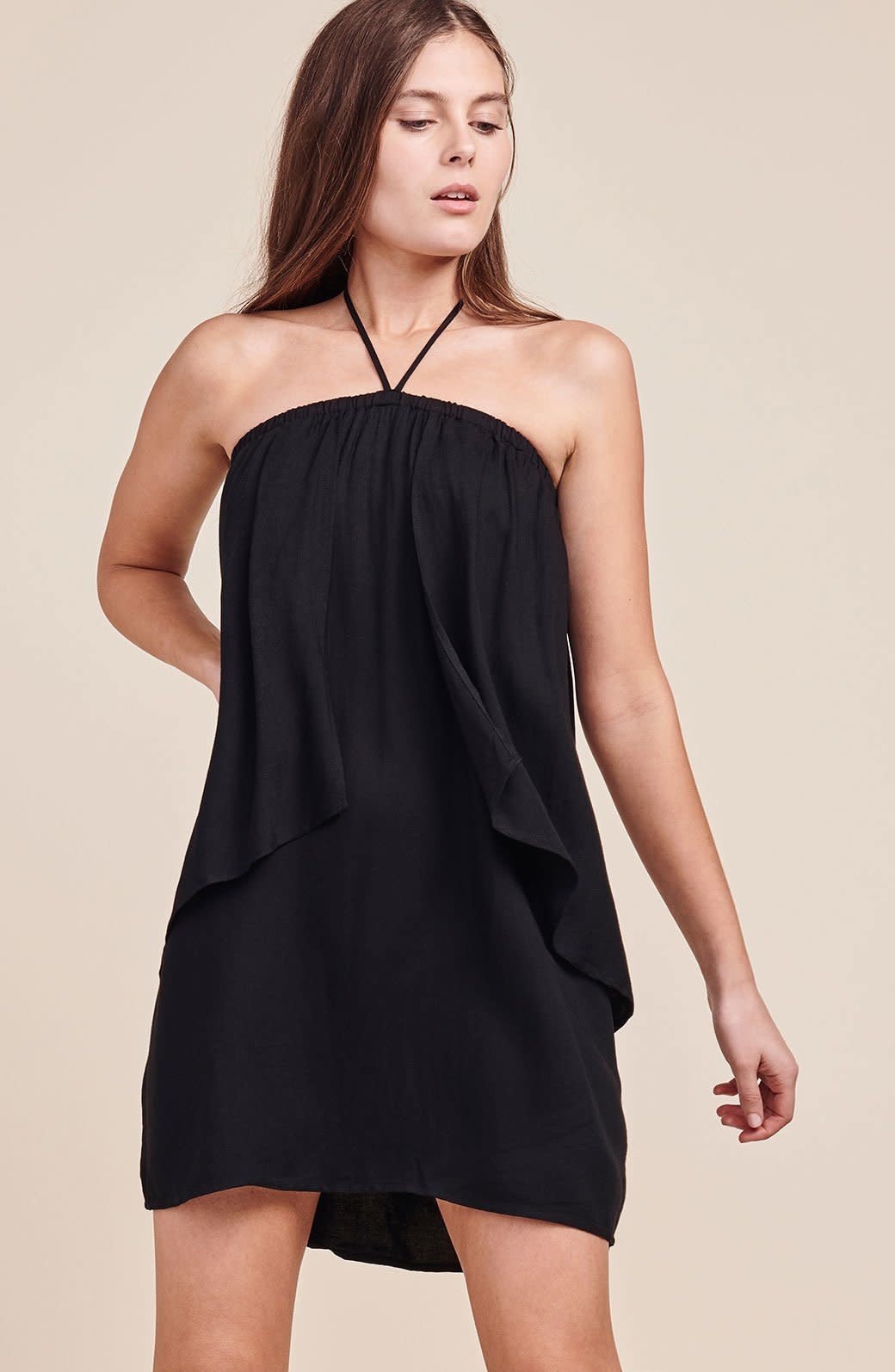 Black Halter Dress - Pinktini