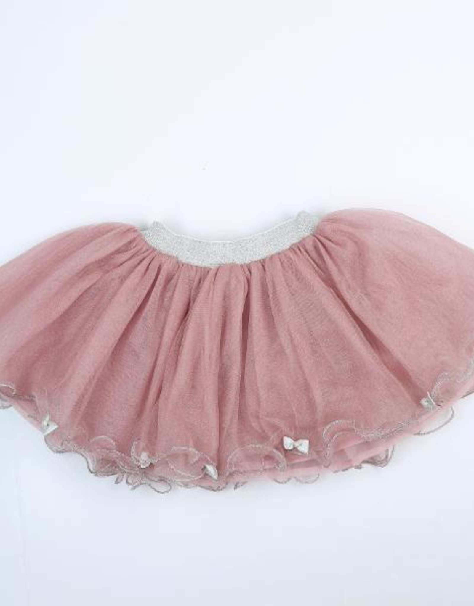 Tulle Tutu with Silver Bows