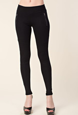 Zipper Moto Leggings