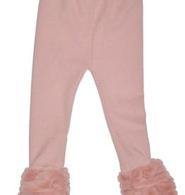 Ciao Milano Pink Blush Pant with Fur Ankle