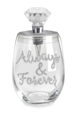 Wine Glass Stopper Set Always & Forever