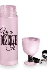 Wine Traveller w/Cup - You Deserve It!