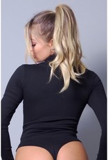 Long Sleeve Front Cut-Out Bodysuit