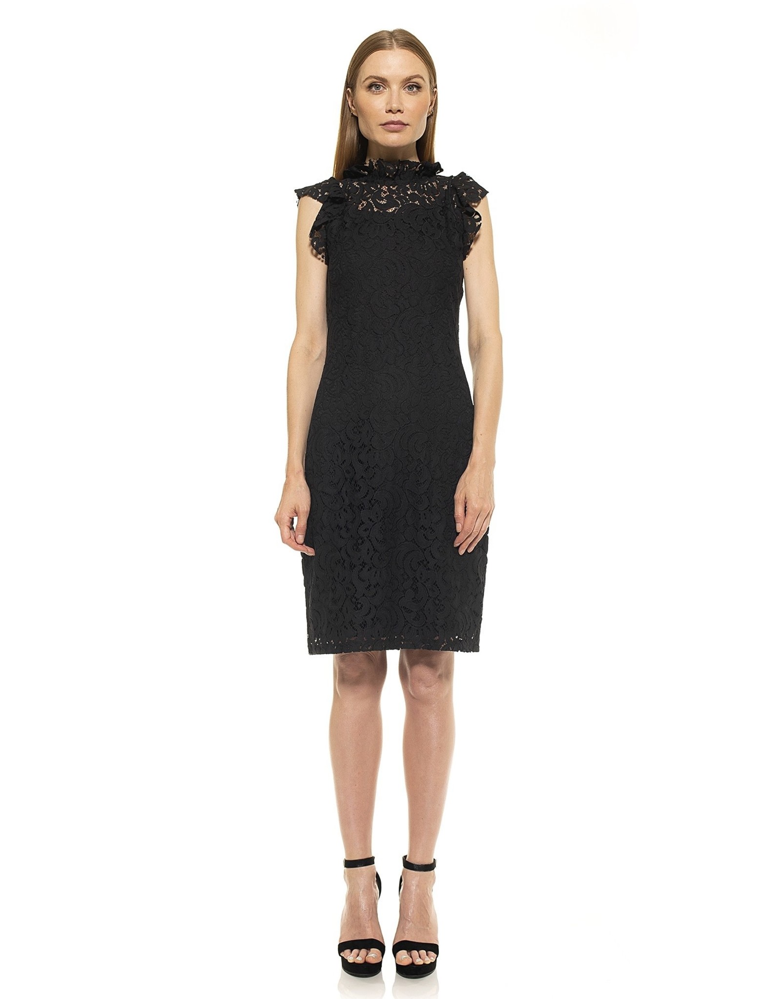 Lace Cap Sleeve Sheath