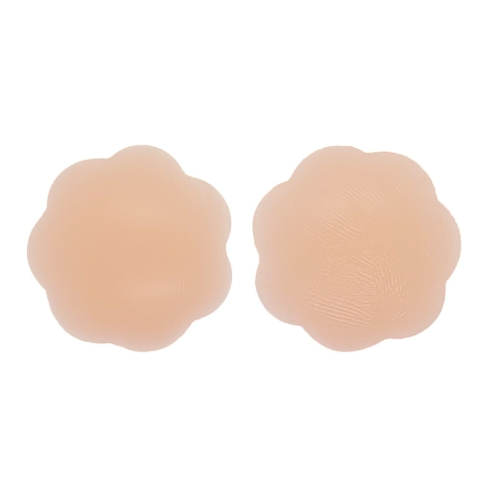 Flower Silicone Nipple Covers - Porcelain - Pinktini