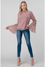 Metallic Mauve w/Bell Sleeve