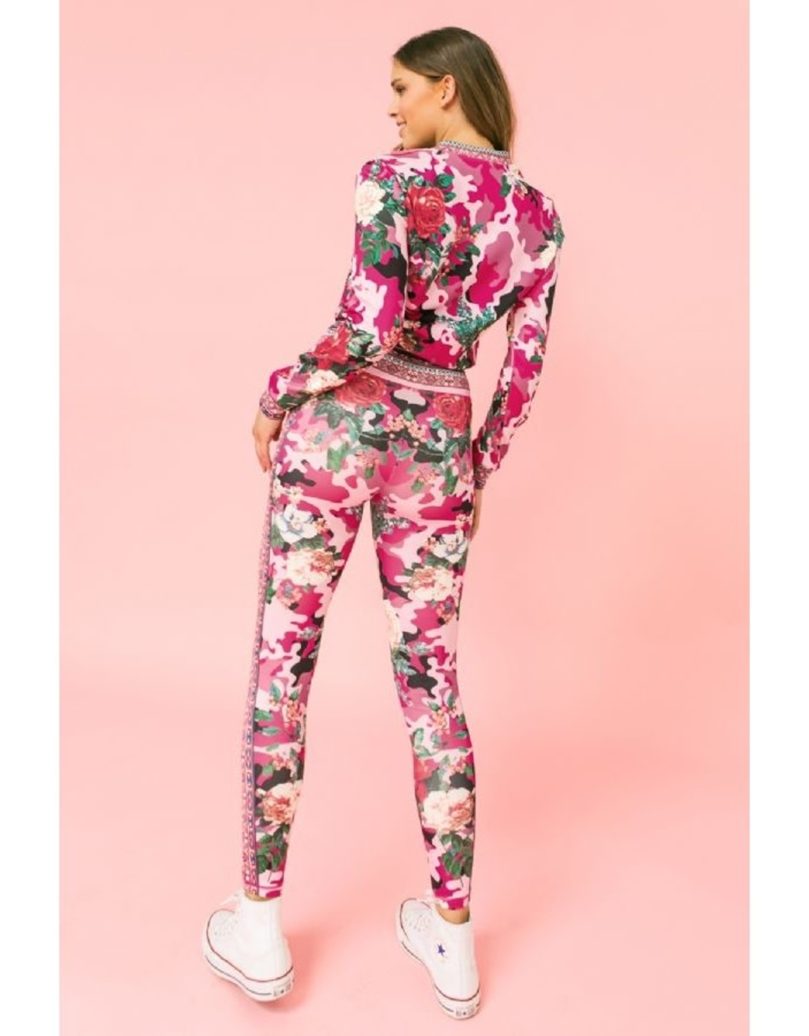 Pink Camo/Floral Track Suit