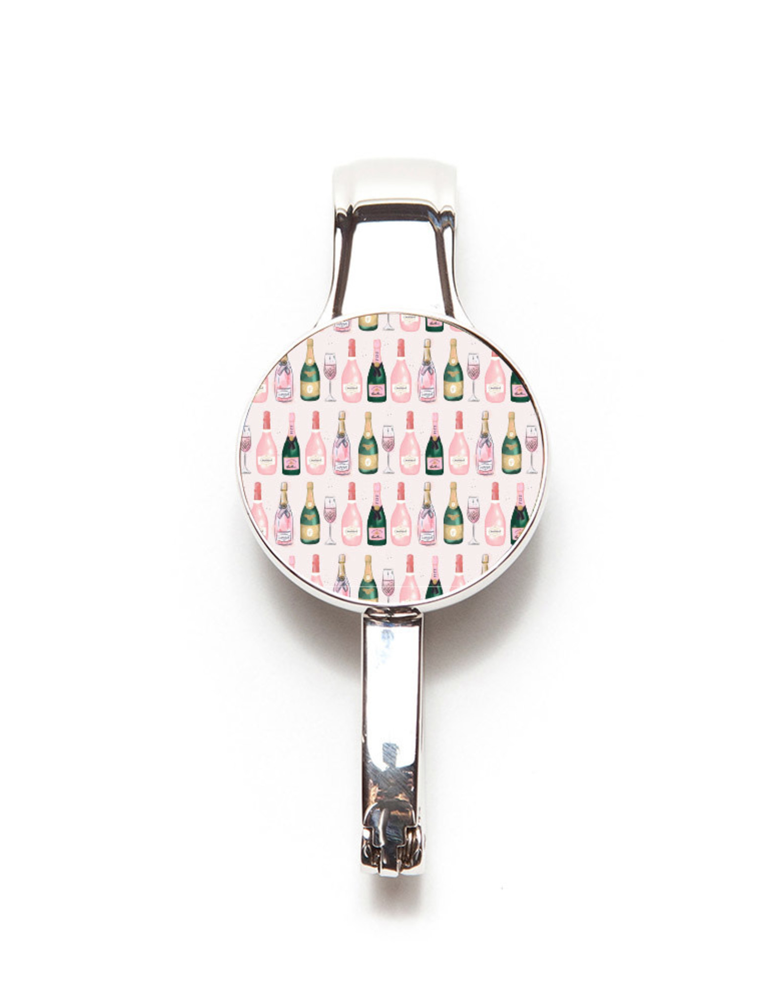 Pink Champagne Purse Key Hanger