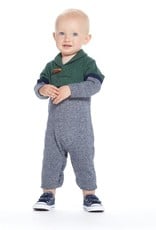 Baby Boys Sweater Knit Coverall w/Booties - Green