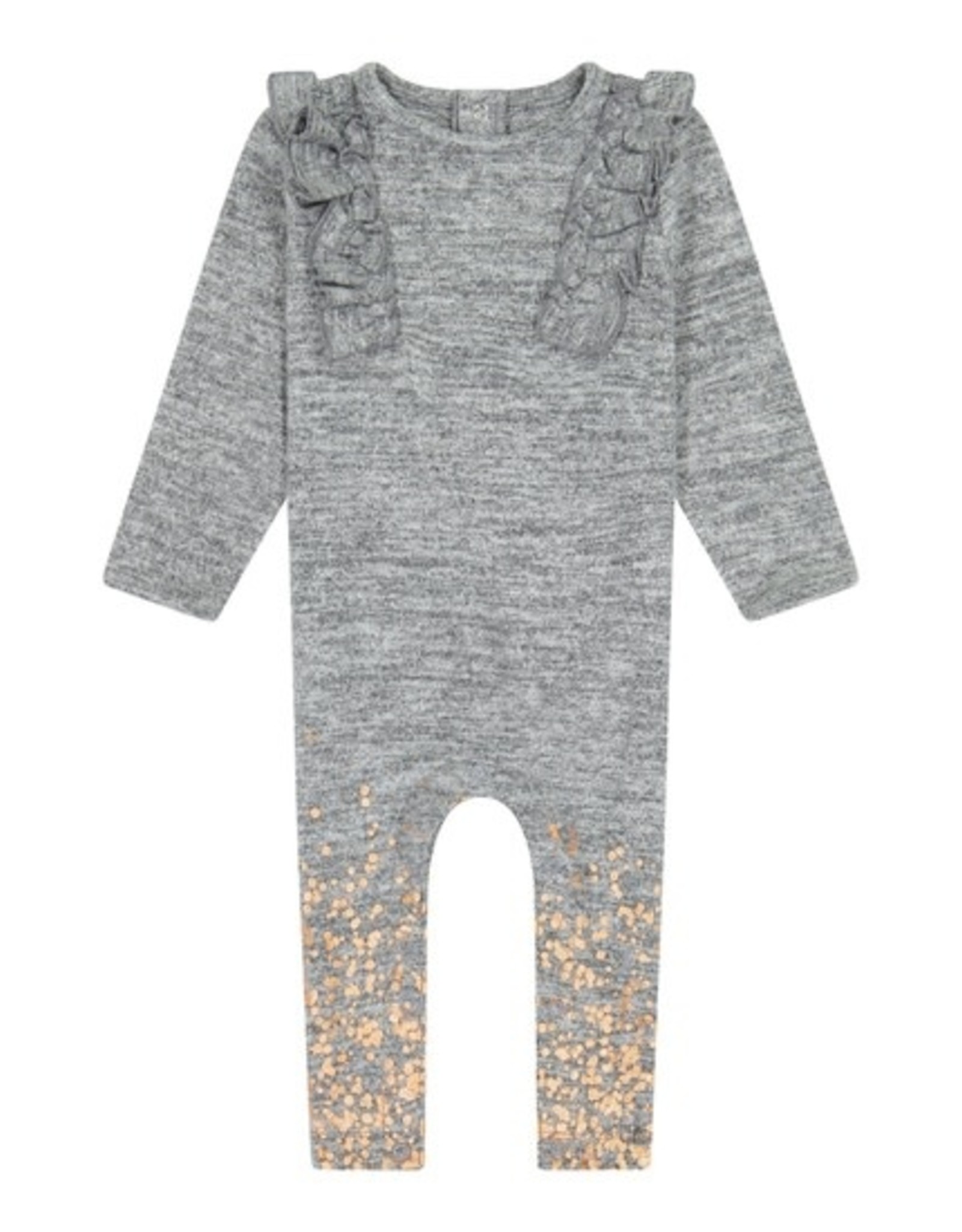 Baby Girls Glitter Sweater Coverall