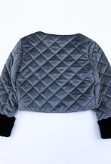 Girls' Quilted Crop Jkt