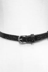 Rhinestone Embellished Thin Belt