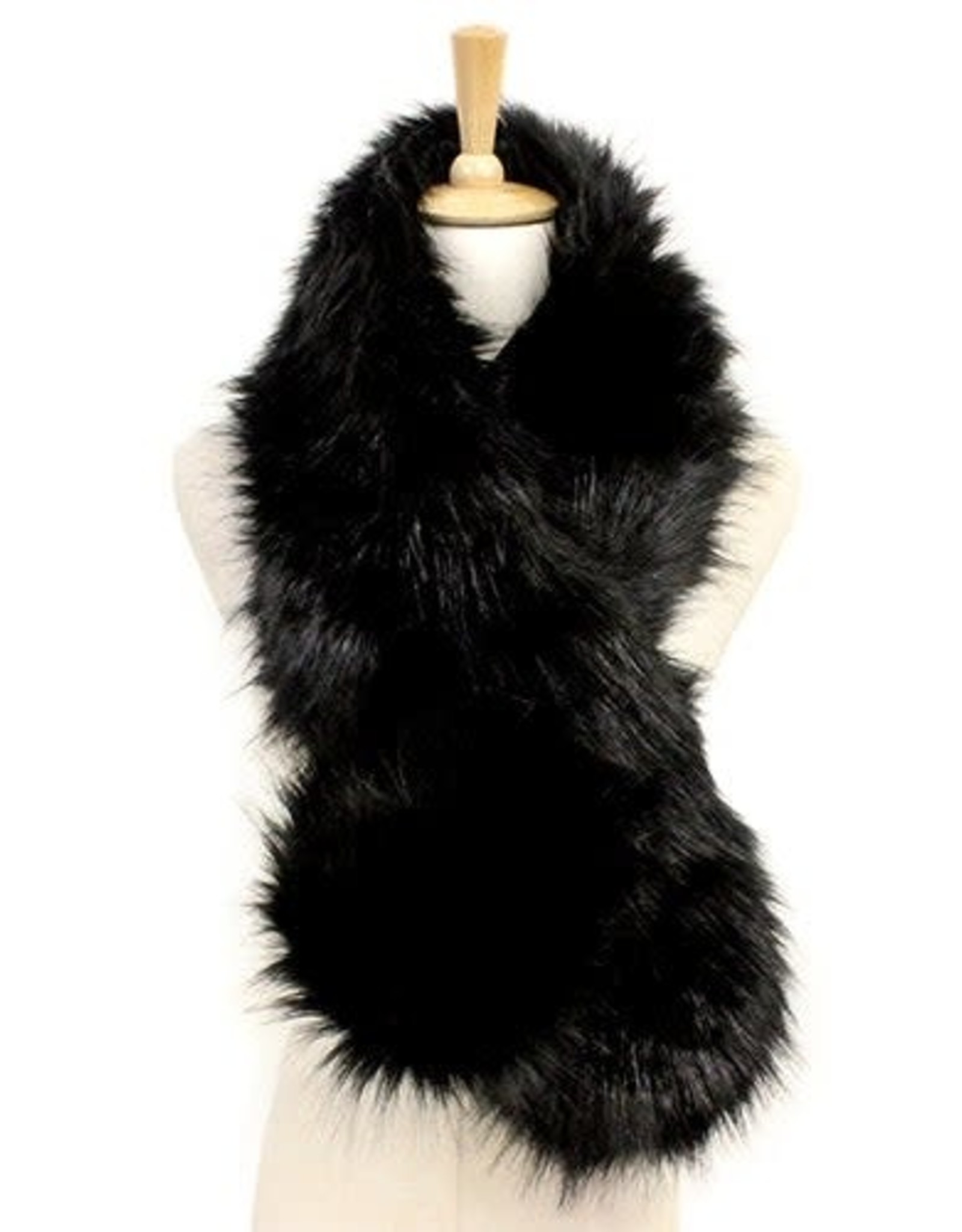 Faux Fur Pull Through Scarf