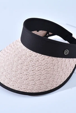 Wide Brim Visor - Blush