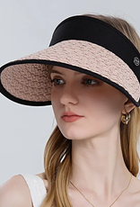 Wide Brim Visor - Blush