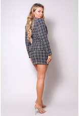 Tweed Blazer Jacket & Skirt Set