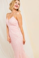 Pink Sequin Gown