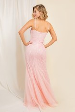 Pink Sequin Gown