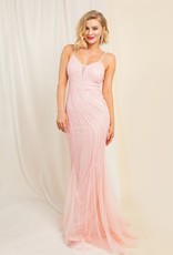 Pink Sequin Gown