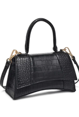 Faux Croc Crossbody