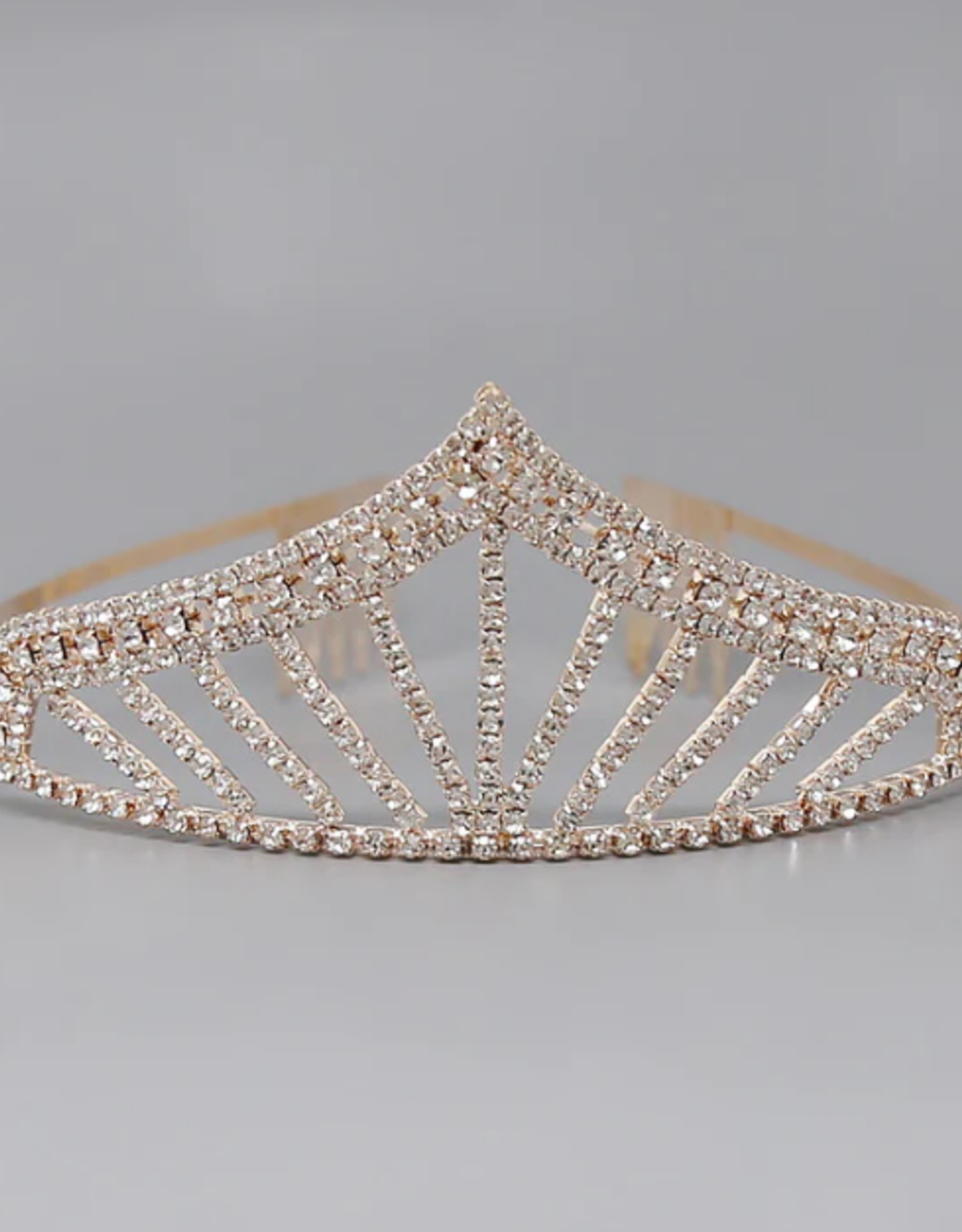 Rhinestone Pave Tiara