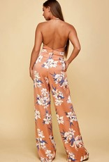 Floral Halter Jumpsuit