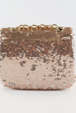 Girls' Floral Sequin Bag