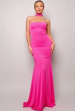 Choker Neck Gown