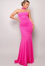 Choker Neck Gown