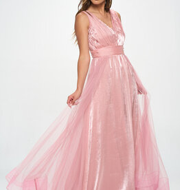 Shimmer Tulle Gown