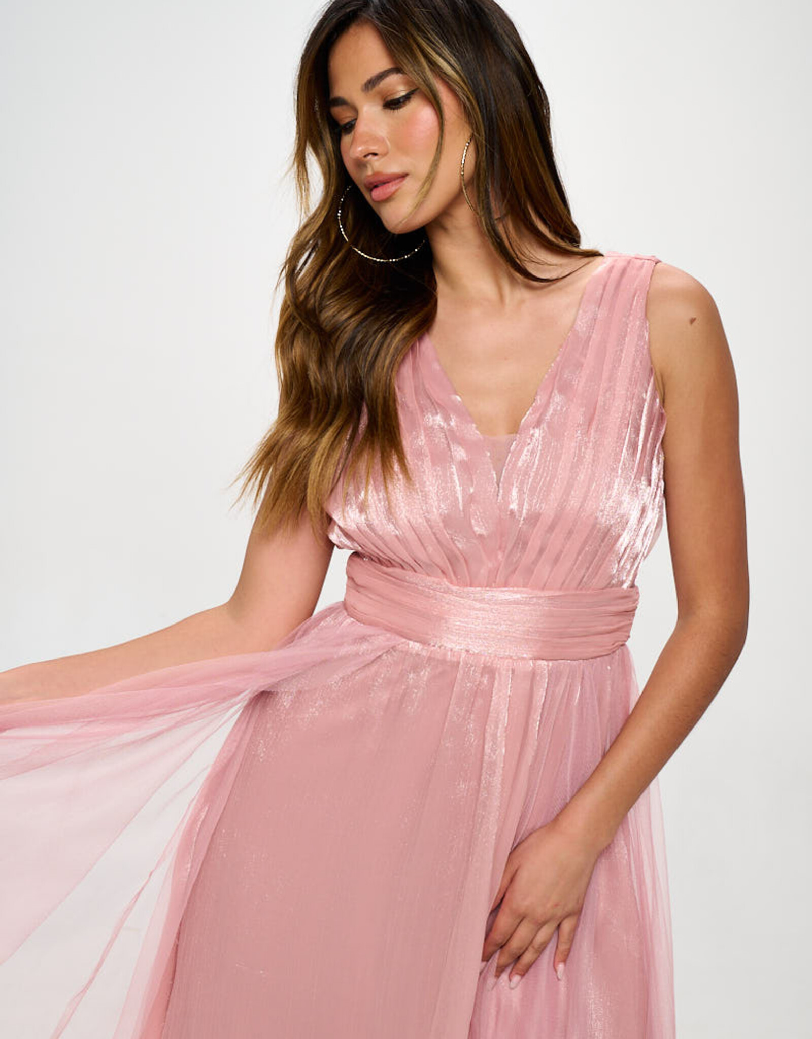 Shimmer Tulle Gown