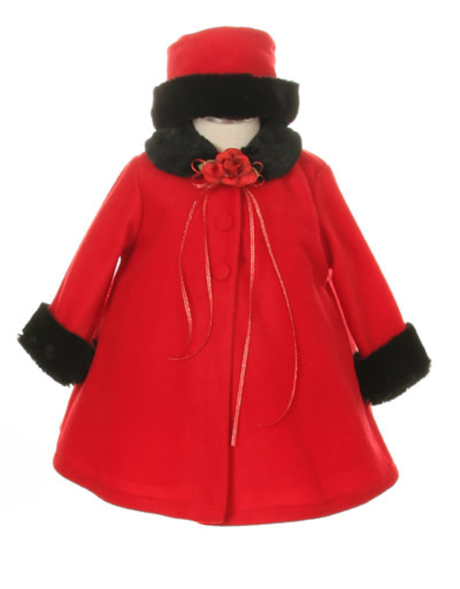 Baby Fleece Cape Coat w/Hat